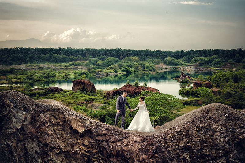 Pre wedding photo frog hill