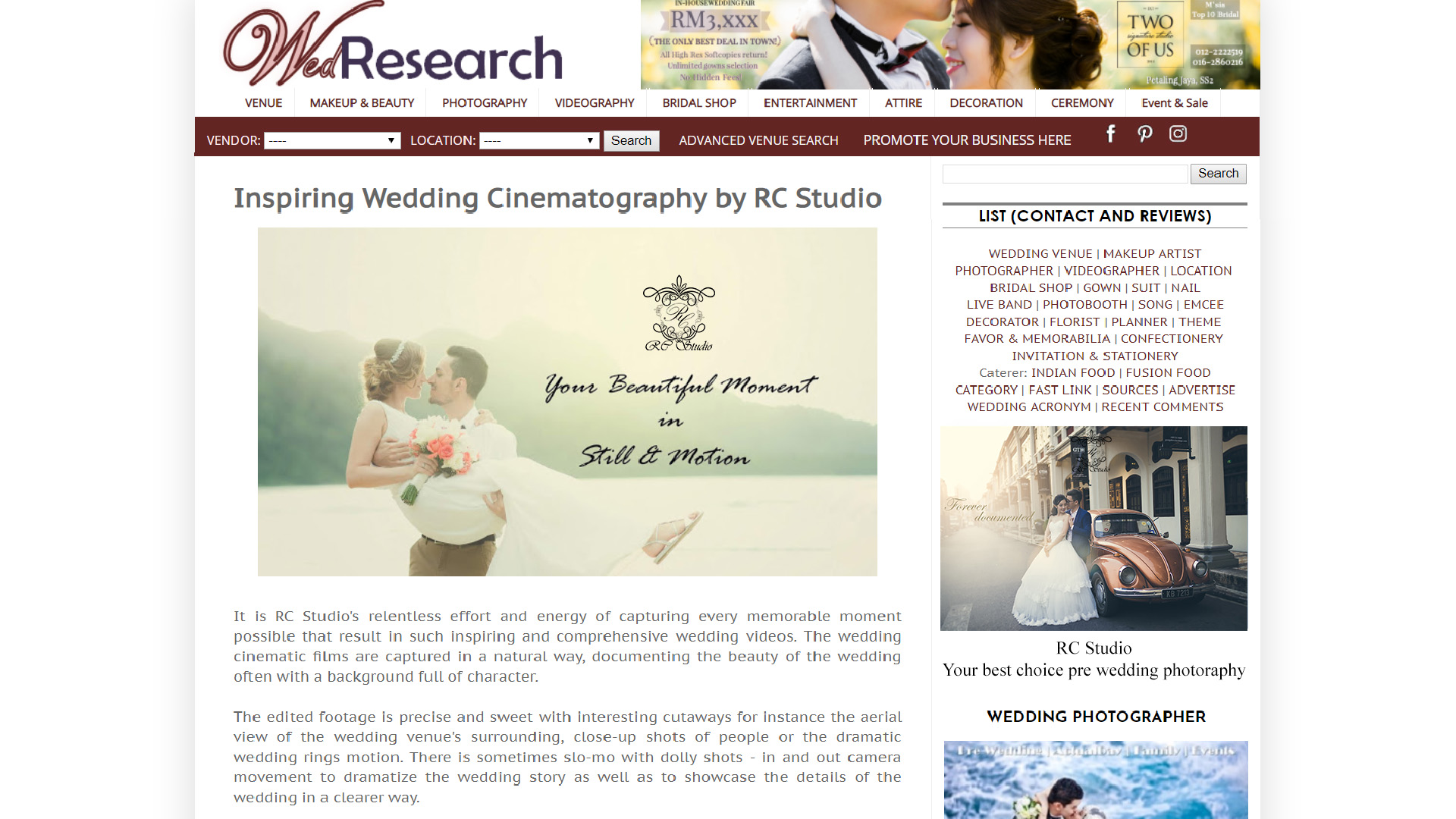 Wedsearch cover page